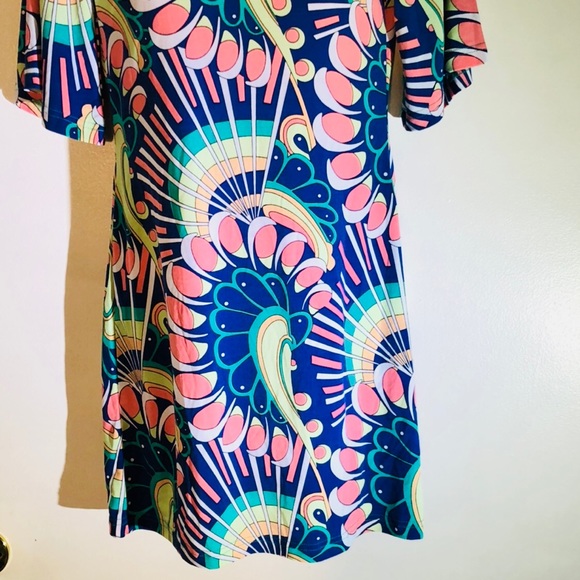 Boutique-Tracy Negoshian paisley swirl print dress - Picture 6 of 8